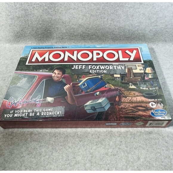 Monopoly Jeff Foxworthy Edition Board‎ Game Redneck Brand New Factory Sealed - Picture 5 of 10